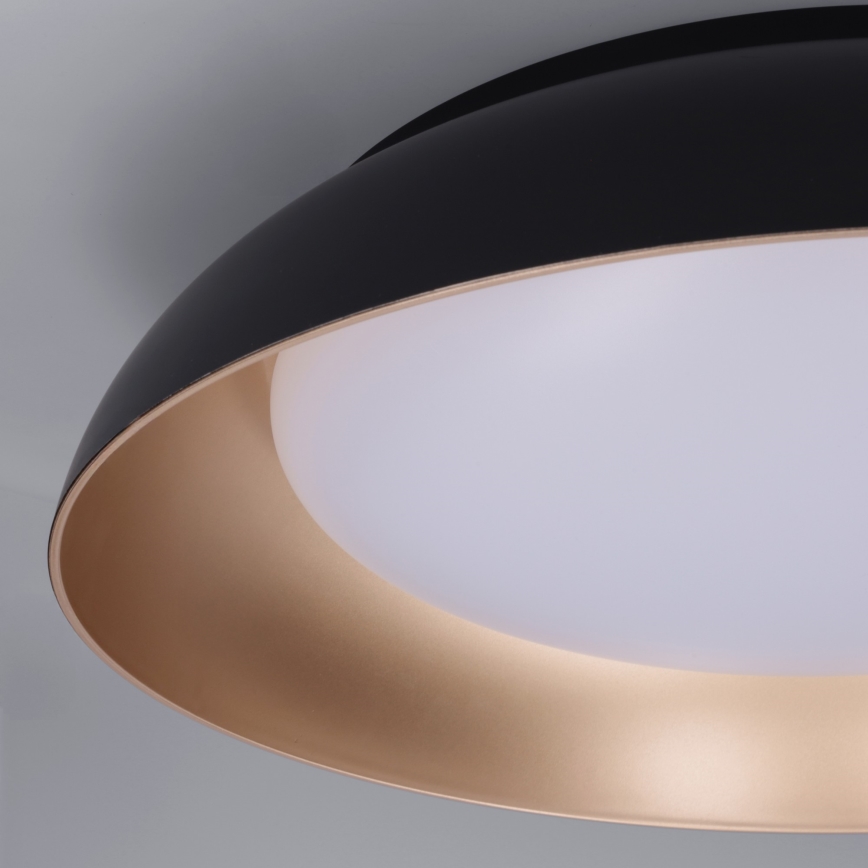 Brilagi - Dimbar LED-taklampa ALVA LED/48W/230V 3000-6500K Ø 51 cm svart + fjärrkontroll