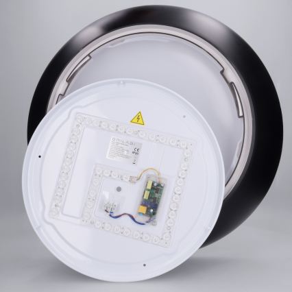 Brilagi - Dimbar LED-taklampa ALVA LED/48W/230V 3000-6500K Ø 51 cm svart + fjärrkontroll
