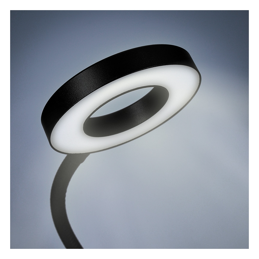 Brilagi -LED Dimmbar LED-klämlampa ORBELA LED/8W/5V 3000/4000/5000K svart