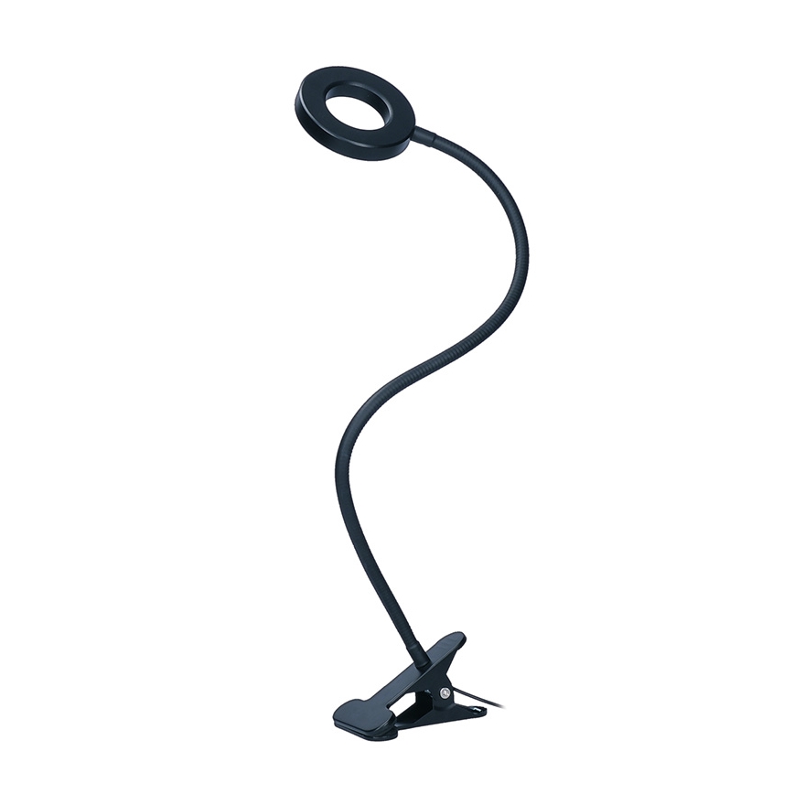 Brilagi -LED Dimmbar LED-klämlampa ORBELA LED/8W/5V 3000/4000/5000K svart