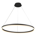 Brilagi - LED-dimmbar pendellampa med vajer CIRCLE LED/55W/230V 3000-6500K Ø 80 cm svart + fjärrkontroll
