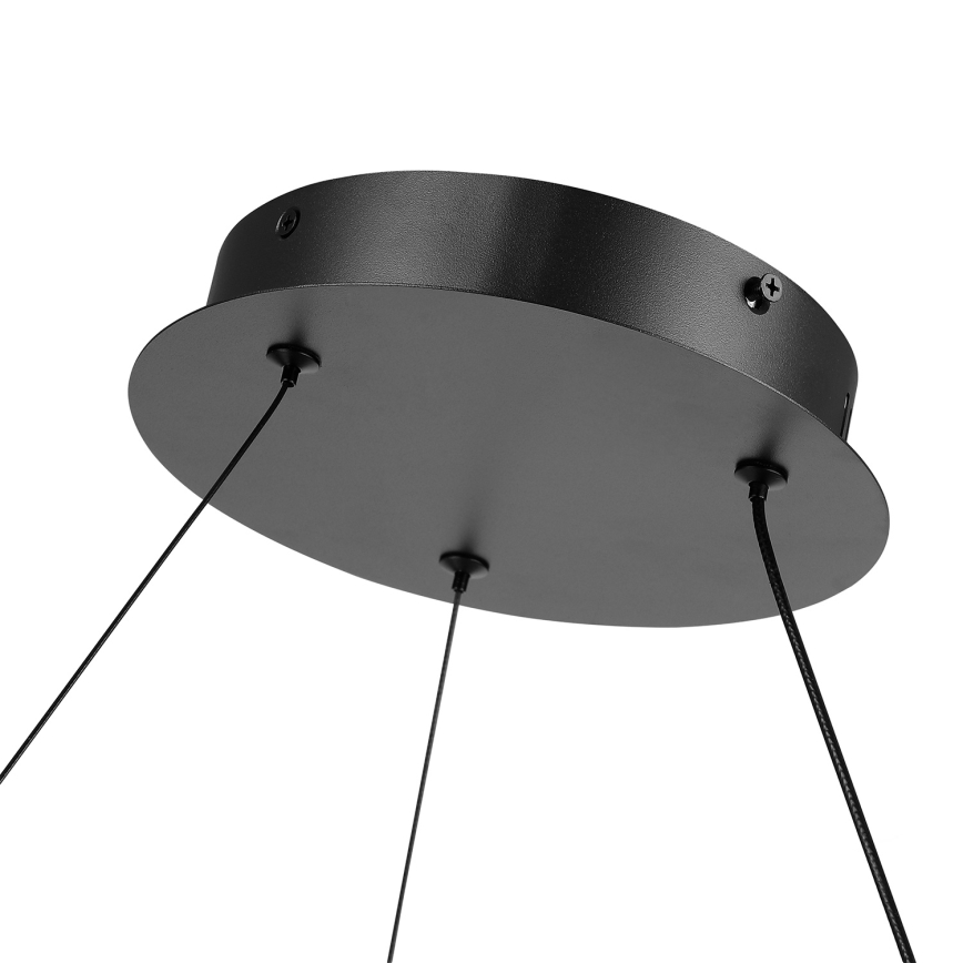 Brilagi - LED dimbar pendellampa på kabel TWISTER LED/105W/230V 3000-6000K Ø 100 cm svart + fjärrkontroll