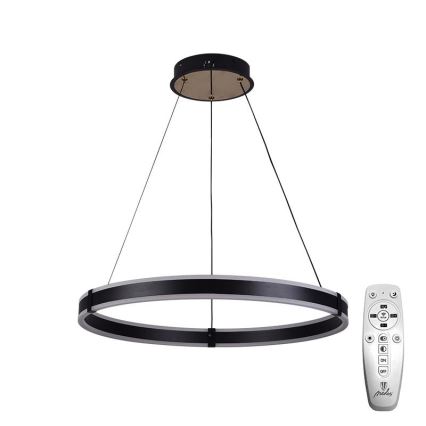 Brilagi - LED dimbar pendellampa på kabel CIRCLE LED/85W/230V 3000–6500K Ø 60 cm svart + fjärrkontroll