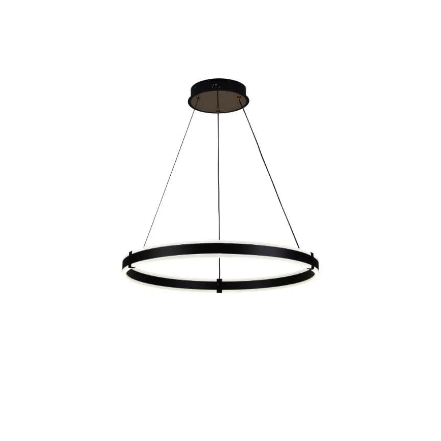 Brilagi - LED dimbar pendellampa på kabel CIRCLE LED/85W/230V 3000–6500K Ø 60 cm svart + fjärrkontroll