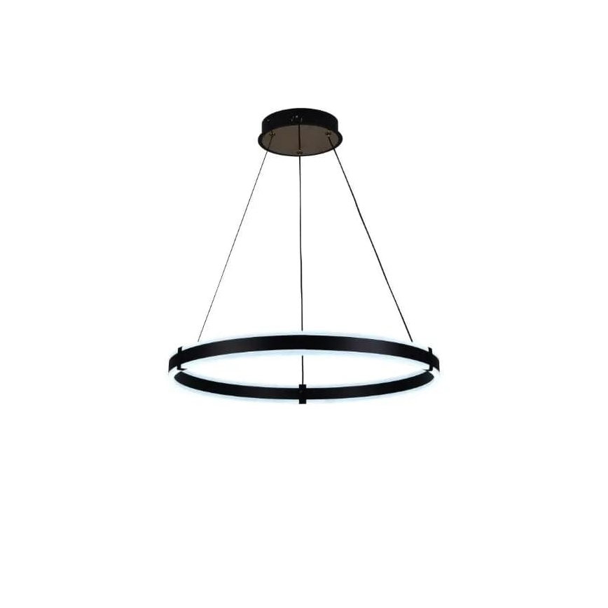 Brilagi - LED dimbar pendellampa på kabel CIRCLE LED/85W/230V 3000–6500K Ø 60 cm svart + fjärrkontroll