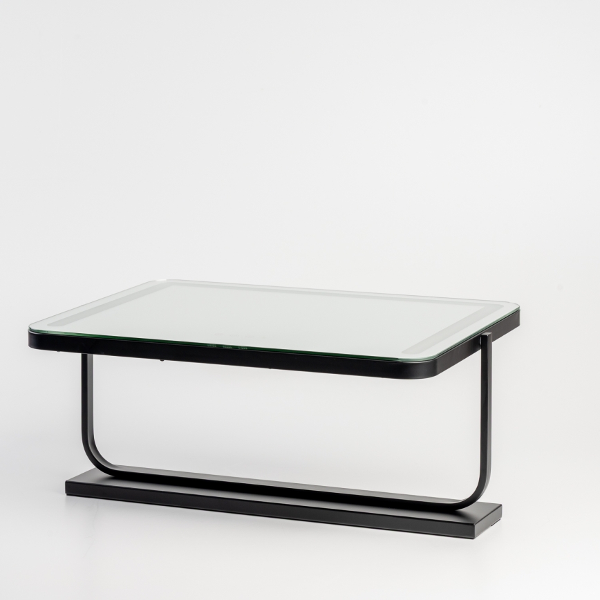 BRILAGI - Dimbar LED-sminkspegel CALIFORNIA LED/22W/230V 3000/4000/6500K 58x43 cm svart