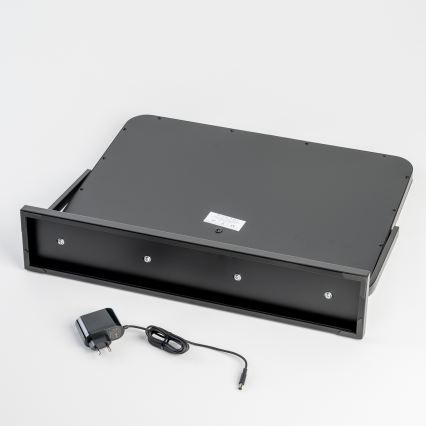 BRILAGI - Dimbar LED-sminkspegel CALIFORNIA LED/22W/230V 3000/4000/6500K 58x43 cm svart