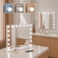 BRILAGI - LED Dimmbar sminkspegel HOLLYWOOD LED/15W/230V CCT + 2x USB 60x50 cm vit
