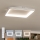 Brilagi - LED Dimmbar takarmatur FALCON SLIM LED/50W/230V 3000-6500K 50x50 cm vit + fjärrkontroll