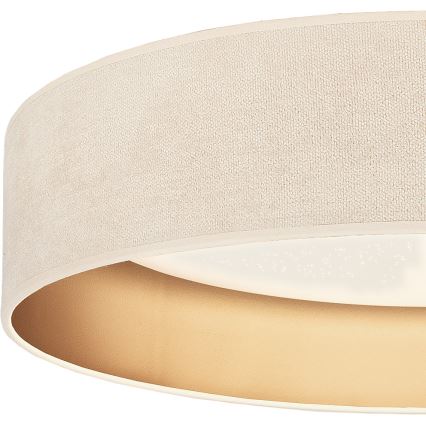 BRILAGI - LED-dimbar taklampa VELVET SMARTIX STARS LED/36W/230V 3000-6000K Ø 55 cm krämvit/guld Wi-Fi Tuya Beacon + fjärrkontroll
