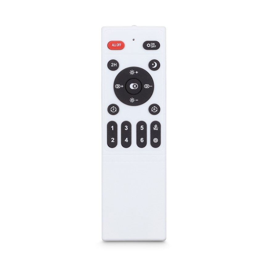 Brilagi - Dimbart LED-takfläkt LED/70W/230V 3000–6500K Ø 76 cm vit + fjärrkontroll