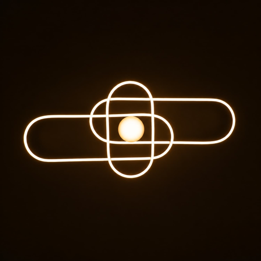 BRILAGI - LED dimbar taklampa APOLLO LED/58W/230V 3000-6500K 43,2x101,2 cm svart + fjärrkontroll