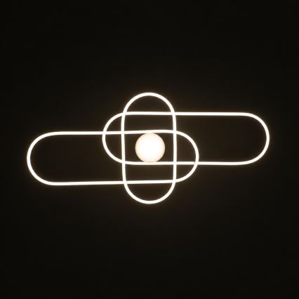 BRILAGI - LED dimbar taklampa APOLLO LED/58W/230V 3000-6500K 43,2x101,2 cm svart + fjärrkontroll