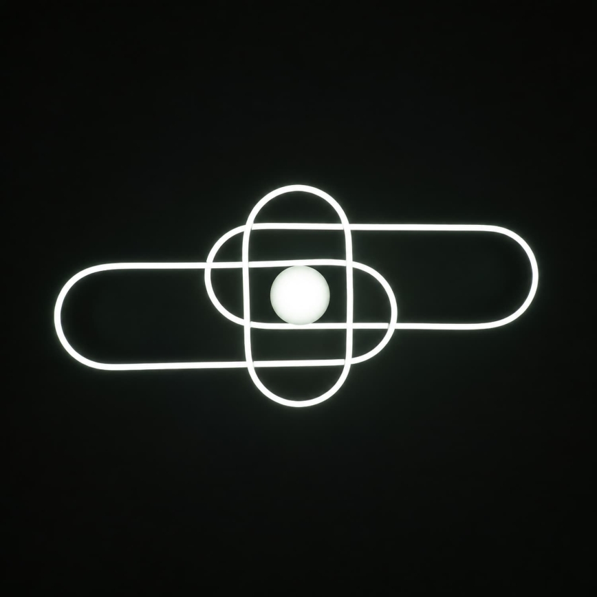BRILAGI - LED dimbar taklampa APOLLO LED/58W/230V 3000-6500K 43,2x101,2 cm svart + fjärrkontroll