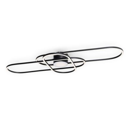 BRILAGI - LED dimbar taklampa APOLLO LED/58W/230V 3000-6500K 43,2x101,2 cm svart + fjärrkontroll