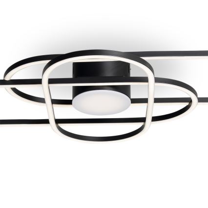 BRILAGI - LED dimbar taklampa APOLLO LED/58W/230V 3000-6500K 43,2x101,2 cm svart + fjärrkontroll