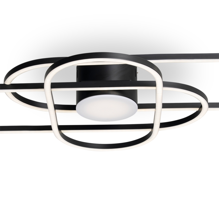 BRILAGI - LED dimbar taklampa APOLLO LED/58W/230V 3000-6500K 43,2x101,2 cm svart + fjärrkontroll