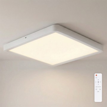 Brilagi - LED-dimmbar taklampa ESTELA SQUARE LED/36W/230V 3000-6500K 31x31 cm vit + fjärrkontroll