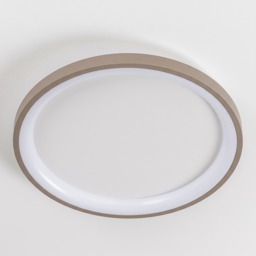 BRILAGI - Dimbar LED-takarmatur FALCON SLIM LED/42W/230V 3000-6500K Ø 50 cm vit/beige + fjärrkontroll