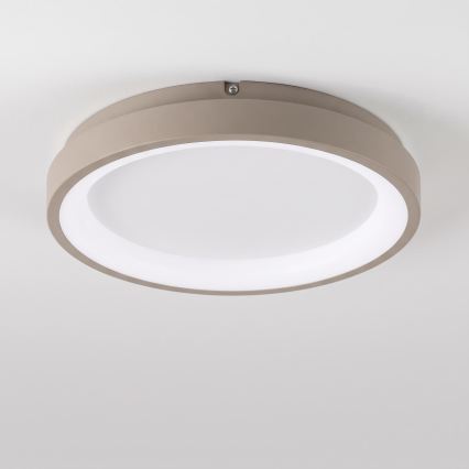BRILAGI - Dimbar LED-takarmatur FALCON SLIM LED/42W/230V 3000-6500K Ø 50 cm vit/beige + fjärrkontroll