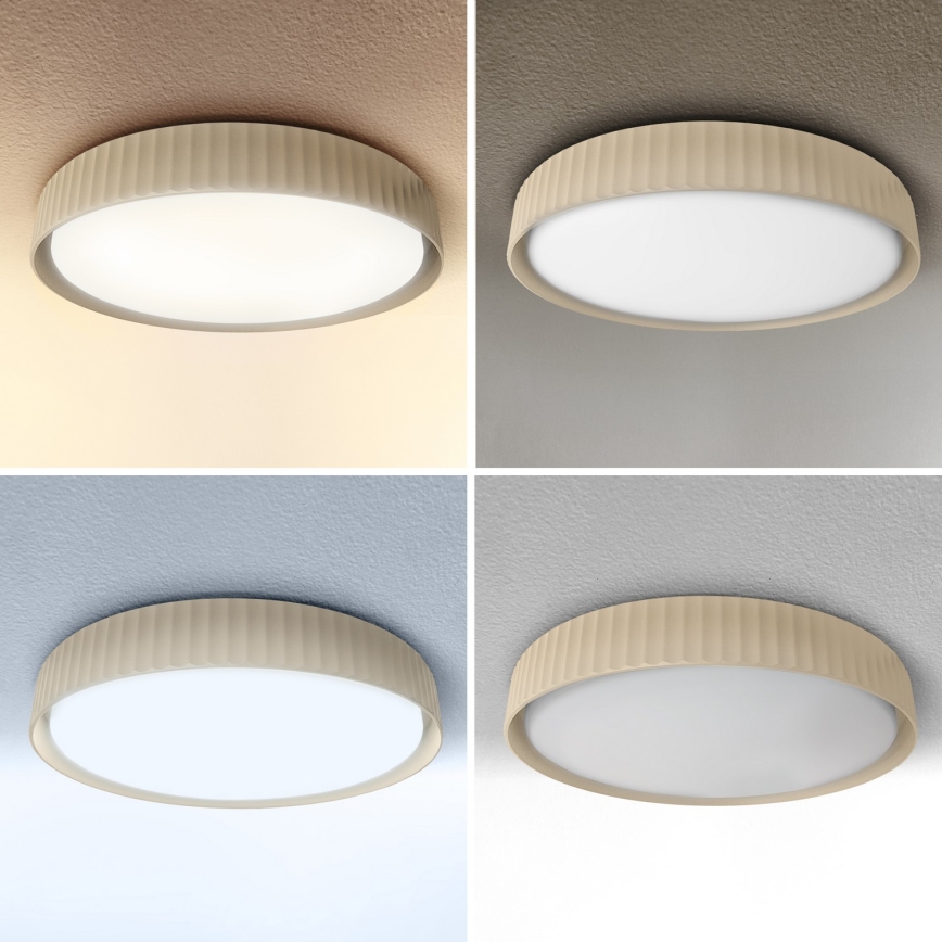 Brilagi - Dimbart LED-takarmatur LUCIA LED/48W/230V 3000-6500K Ø 41 cm beige + fjärrkontroll
