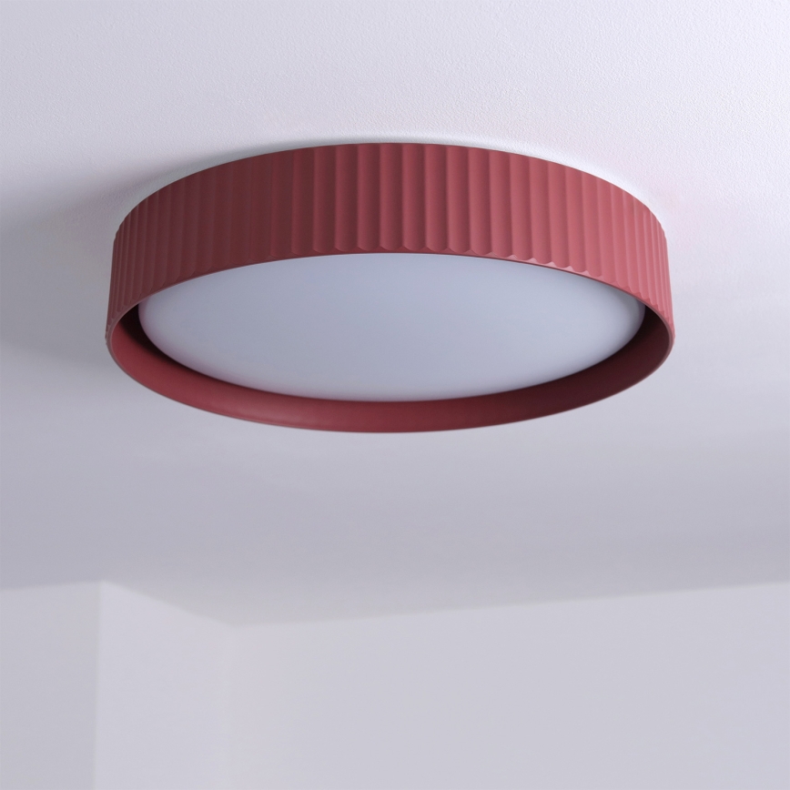 Brilagi - Dimbart LED-takarmatur LUCIA LED/48W/230V 3000-6500K Ø 41 cm röd + fjärrkontroll