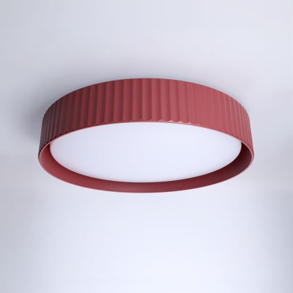 Brilagi - Dimbart LED-takarmatur LUCIA LED/48W/230V 3000-6500K Ø 41 cm röd + fjärrkontroll