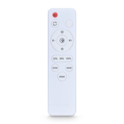 Brilagi - Dimbart LED-takarmatur LUCIA LED/48W/230V 3000-6500K Ø 41 cm röd + fjärrkontroll