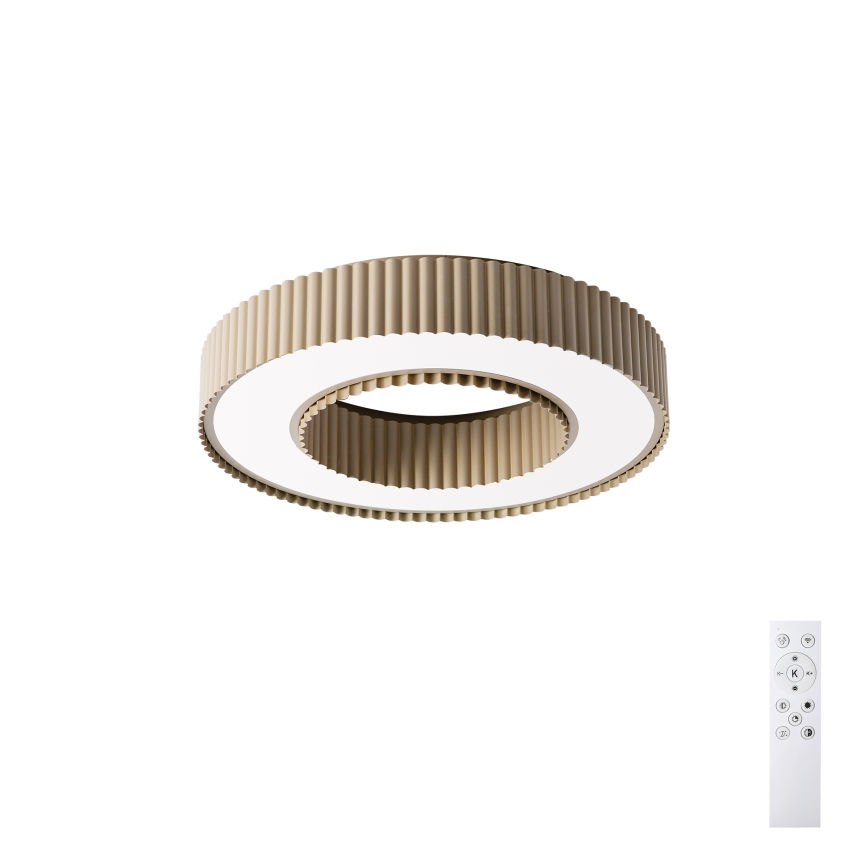 Brilagi - dimmbar LED-taklampa LUMIX LED/48W/230V 3000-6000K beige Ø 50 cm + fjärrkontroll