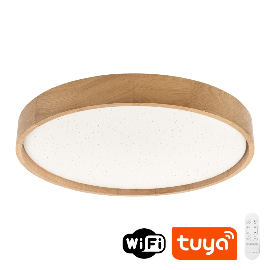 Brilagi - Dimbar LED-taklampa MANAROLA SMART STARS LED/36W/230V 3000–6000K Wi‑Fi Tuya Beacon Ø 51 cm + fjärrkontroll
