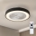 Brilagi - LED Dimmbar taklampa med fläkt LED/30W/230V 3000-6500K pr. 50 cm svart + fjärrkontroll