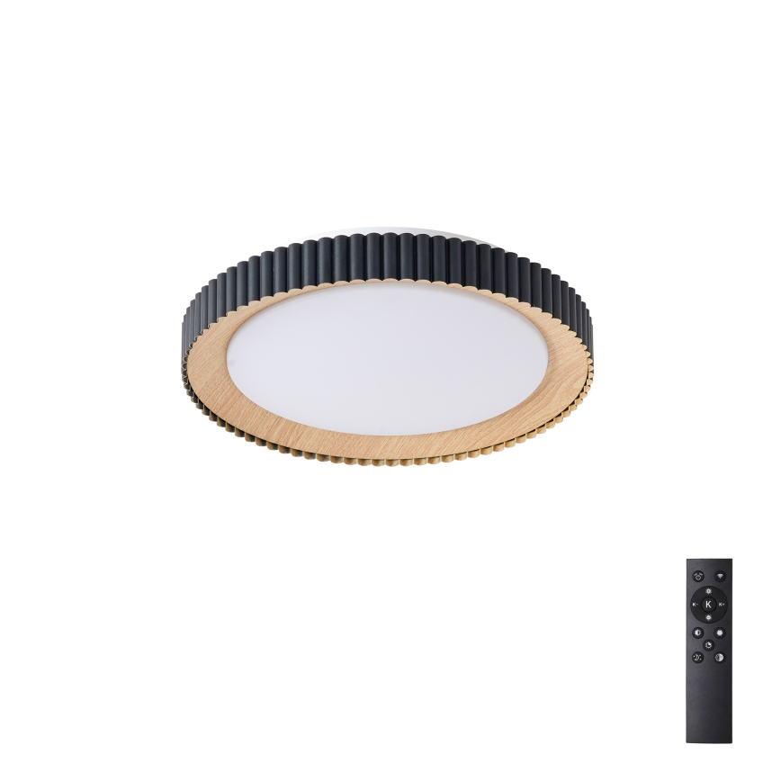 Brilagi - Dimbar LED-takarmatur NEXO LED/48W/230V 3000-6000K svart Ø 43 cm + fjärrkontroll