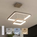 BRILAGI - LED-dimmbar taklampa på vajer FALCON SLIM LED/78W/230V 3000-6500K 50x50 cm beige + fjärrkontroll