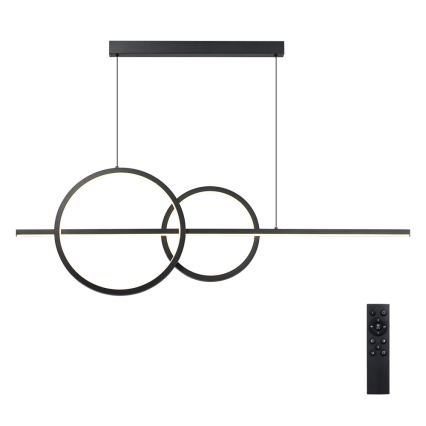 BRILAGI - Dimbar LED-pendellampa på vajer SIGNATURE LED/53W/230V 3000-6000K 120 cm svart + fjärrkontroll