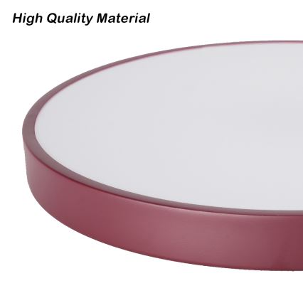 Brilagi - Dimbart LED-takarmatur POOL LED/48W/230V 3000-6000K Ø 40 cm bordeaux + fjärrkontroll