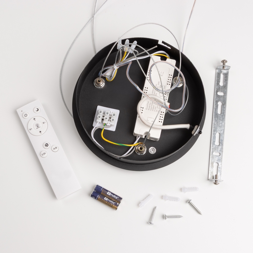 Brilagi - FALCON LED dimmbar pendellampa på kabel LED/80W/230V 3000-6500K Ø 60 cm svart + fjärrkontroll