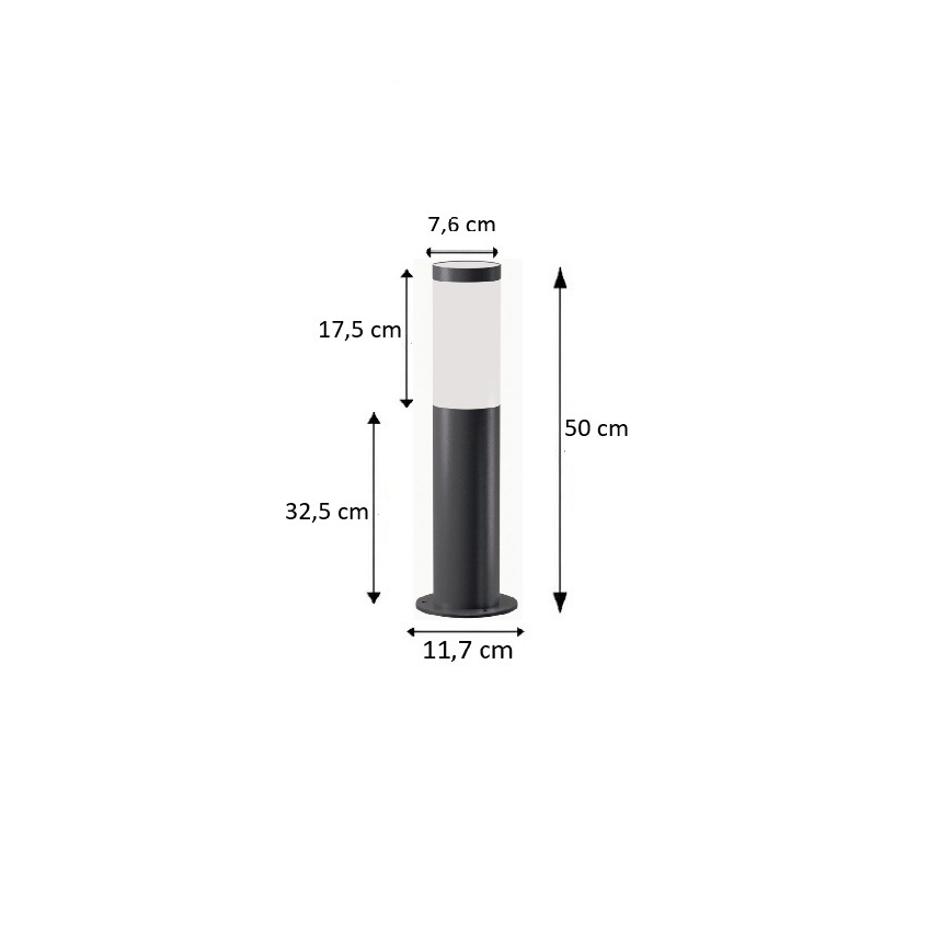 BRILAGI - LED dimbar utomhuslampa ELIA 1xE27/6W/230V 2700-6500K IP44 Wi-Fi 50 cm antracit