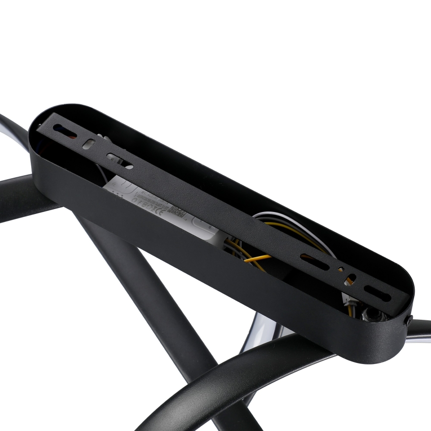 Brilagi - LED dimbar ytmonterad taklampa TWISTER LED/60W/230V 3000-6000K svart + fjärrkontroll