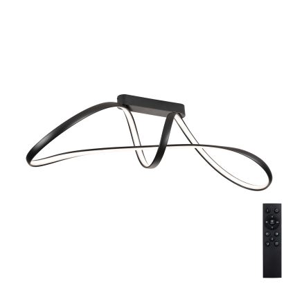 Brilagi - LED dimbar ytmonterad taklampa TWISTER LED/60W/230V 3000-6000K svart + fjärrkontroll