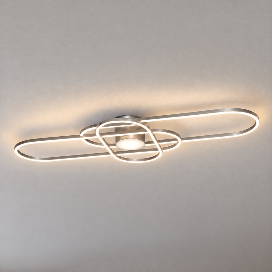 BRILAGI - Dimbart LED-takarmatur APOLLO LED/58W/230V 3000-6500K 43,2x101,2 cm matt krom + fjärrkontroll