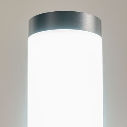 BRILAGI - LED-dimmbar utomhuslampa med inbyggt eluttag ELIA 1xE27/6W/230V 2700-6500K IP44 Wi-Fi 50 cm antracit