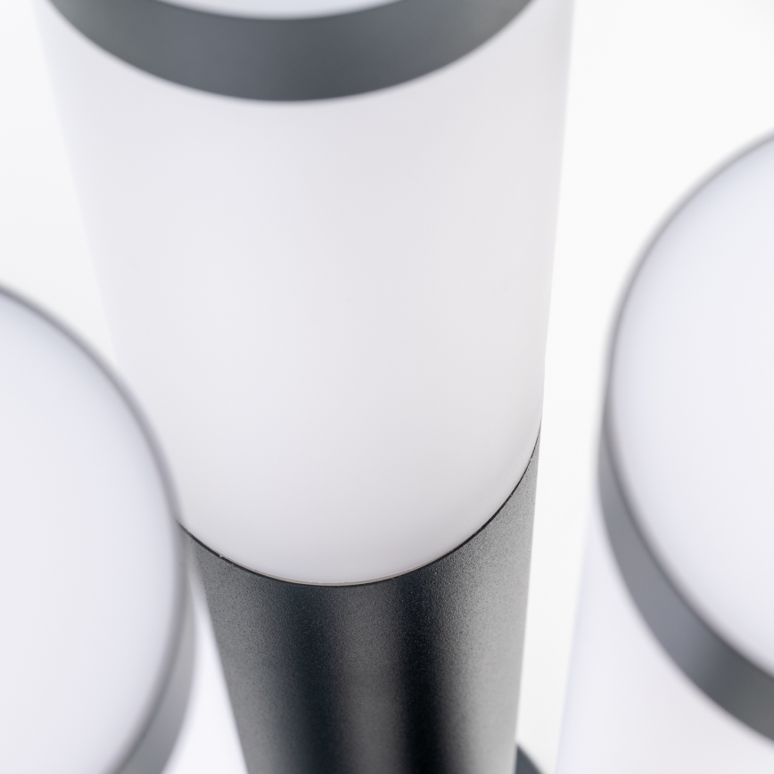 BRILAGI - LED-dimmbar utomhuslampa med inbyggt eluttag ELIA 1xE27/6W/230V 2700-6500K IP44 Wi-Fi 50 cm antracit