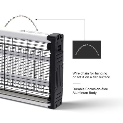Brilagi - LED Elektrisk insektsfångare UV 2xLED/3W/230V 30 m2