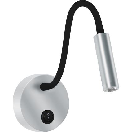 Brilagi - LED Flexibel vägglampa MAYA LED/3W/230V 4000K silver