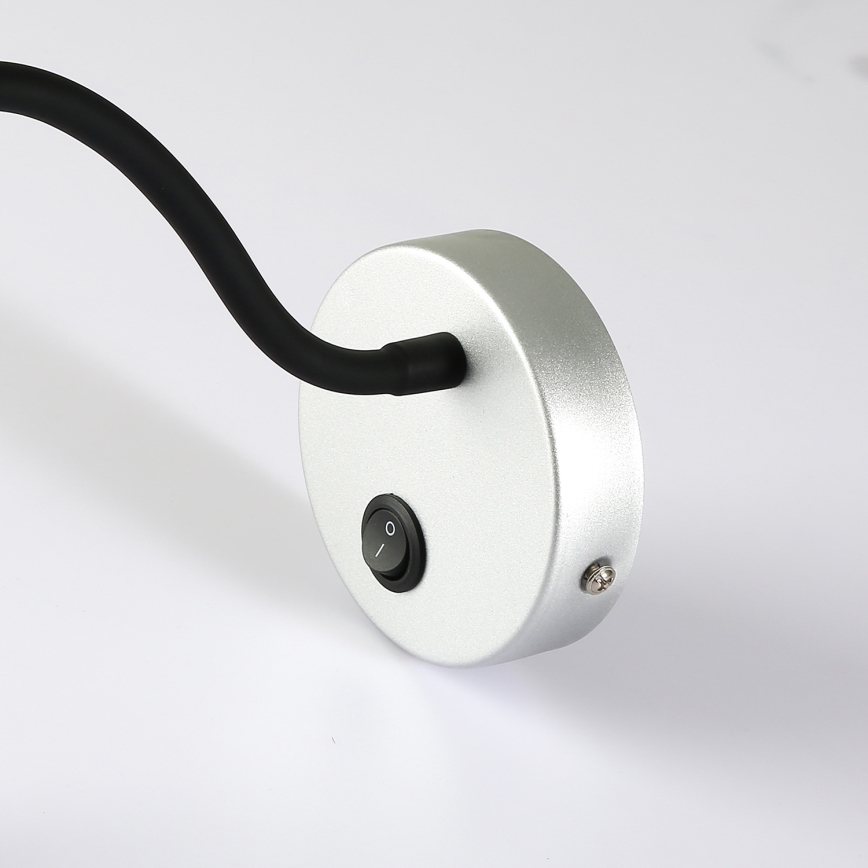 Brilagi - LED Flexibel vägglampa MAYA LED/3W/230V 4000K silver