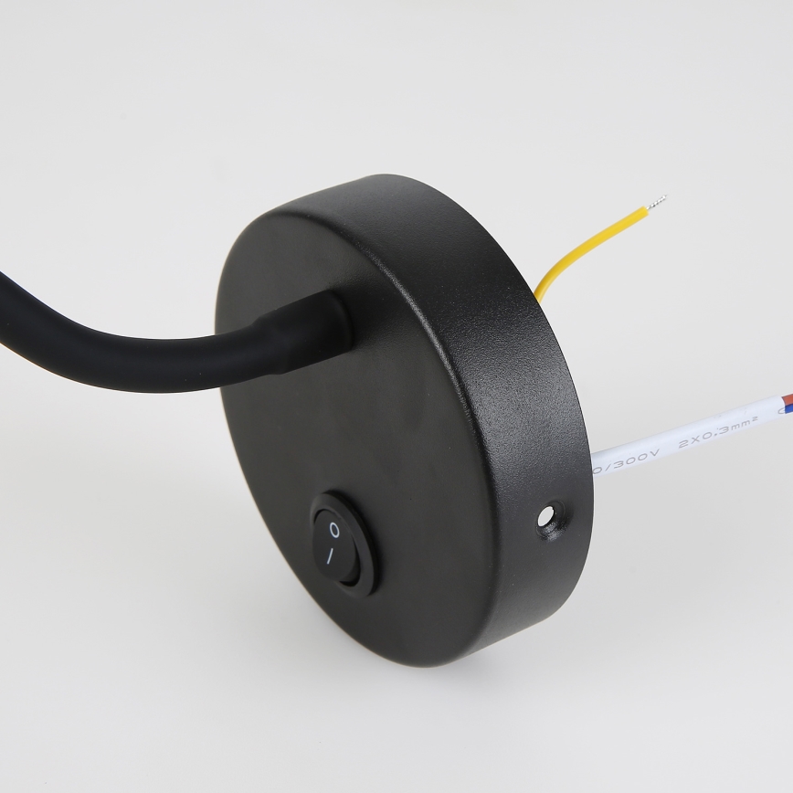 Brilagi - LED Flexibel vägglampa MAYA LED/3W/230V 4000K svart/guld