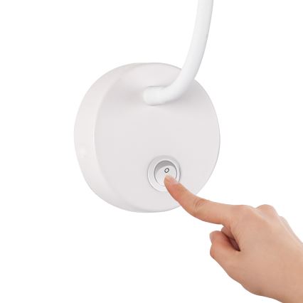 Brilagi - LED Flexibel vägglampa MAYA LED/3W/230V 4000K vit/guld