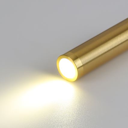 Brilagi - LED Flexibel vägglampa med USB-port MAYA LED/3W/230V 4000K svart/guld