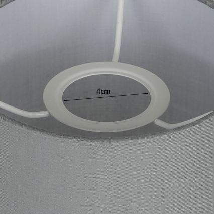 BRILAGI - LED-flexibel vägglampa NUBILA 1xE27/25W/230V + LED/3W mattkrom/ljusgrå