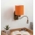 Brilagi - LED-flexibel vägglampa NUBILA 1xE27/25W/230V + LED/3W mässing/orange